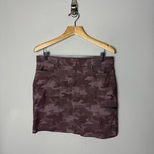 Eddie Bauer Women’s Skort Skirt with Shorts Camo Camouflage Size 10